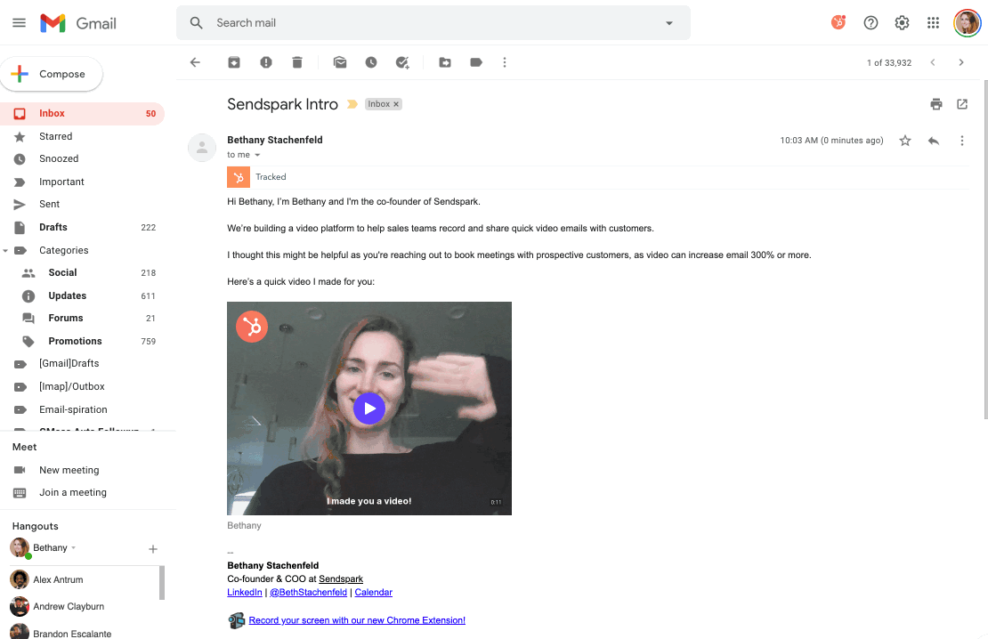 How to Send Videos in Hubspot Sales Hub Emails